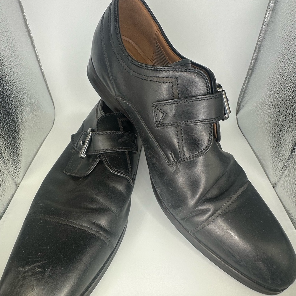 Steve Madden Black Leather Oxfords